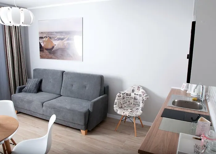 아파트 Ikar - 2 Pokojowy Przy Morzu Z Balkonem